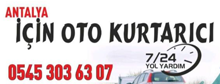 Antalya Çekici İÇİN Oto Kurtarma 0545 303 63 07 